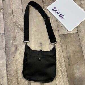 Ahdorned shoulder bag crossbody purse black bg